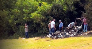 Mesto na kome je spaljen automobil sa žrtvama