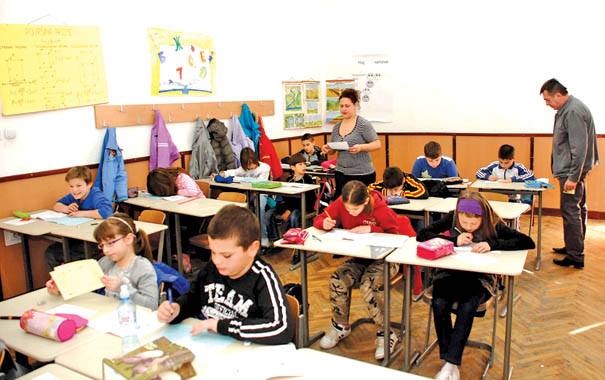 Detalj sa ,,Misliše" iz jedne od učionica u OŠ ,,17. oktobar"