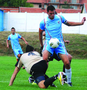 Ponovo postigao gol odluke: Miloš Ivić u akciji