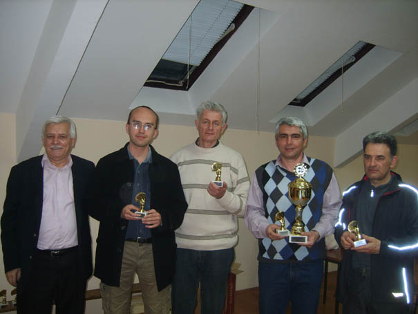 Veliki uspeh Jagodinaca: Mihajlo Filipović, Dejan Petković, Zoran Burić, Miodrag Aleksić i Slavoljub Petrović