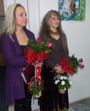Slikarke Milanka Milošević i Nadica Lekić 