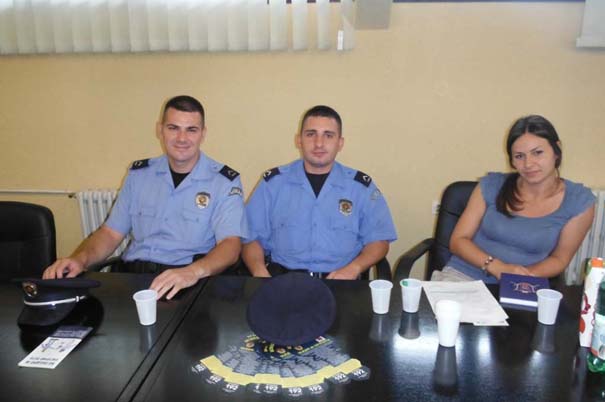 Policijski službenici zaduženi za projekat