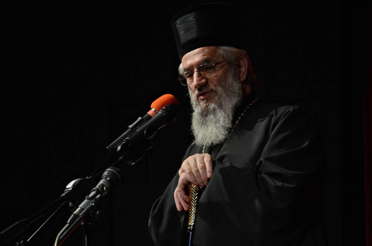 Episkop šumadijski gospodin Jovan na Svetosavskoj akademiji u Kulturnom centru u Jagodini