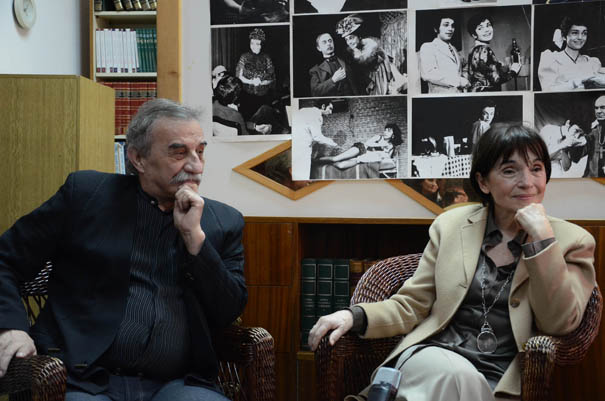 Glumica Rada Djuričin i reditelj Ljubiša Ristić pred publikom u jagodinskoj Narodnoj biblioteci