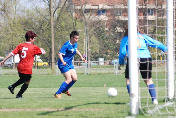 Jedan od aduta Jagodinki: Sandra Trajković sa loptom u akciji