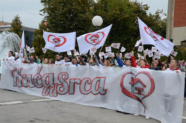 Kuća od srca: promocija akcije u centru Jagodine