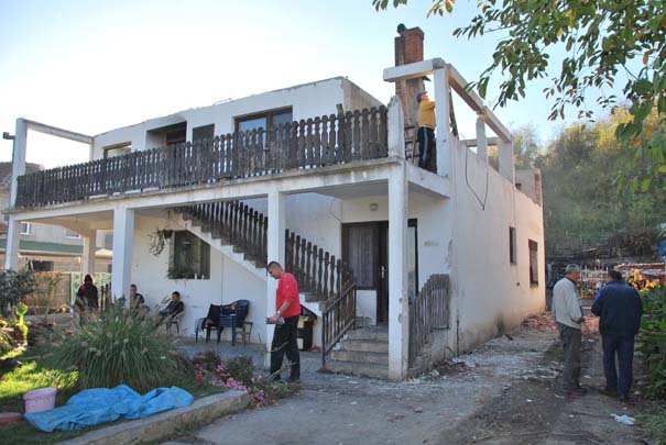 Dom Dimitrijevića pretvoren u zgarište