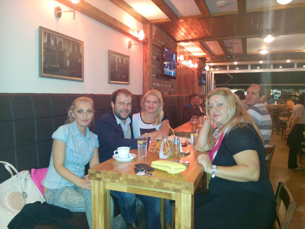 Metju Hernandez prilikom posete Jagodini