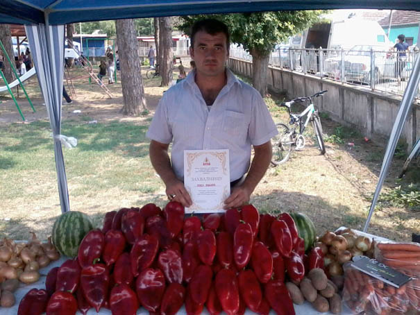 Ivica Veljković, prošlogodišnji pobednik sajma "Dani paprike"