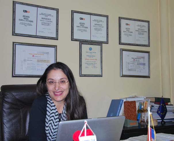 Marija Stevanovic u svojoj kancelariji