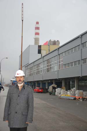 Miodrag Stojadinović ispred novog pogona