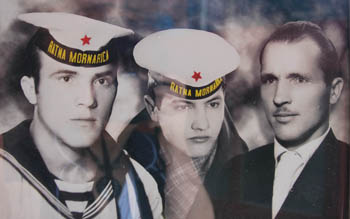 Sa sinovima Čedom i Novicom