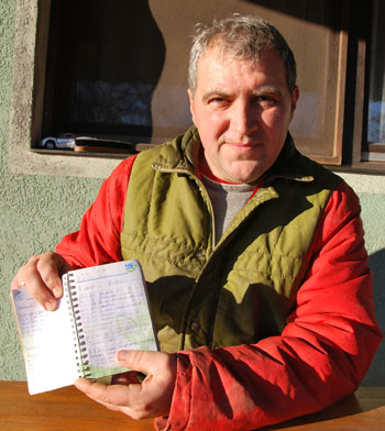 Radiša Radisavljević jedan od retkih poljoprivrednika koji je vodio evidenciju o prinosima