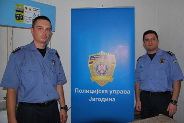 Radivoje Marković i Dejan Jovanović, komandir policije u Despotovcu