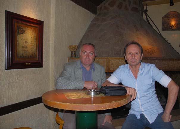 Srboljub Jovanović sa Dušanom Trifunovićem