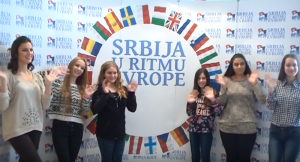 Talentovana i lepa sestorka, deo programa ,,Srbija u ritmu Evrope,,