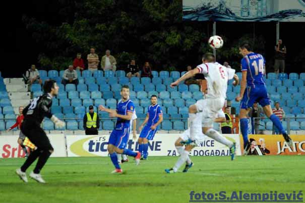 Prvenac u dresu Jagodine: Đorđe Šušnjar overio pobedu udarcem glavom
