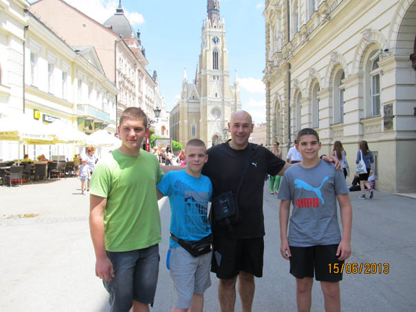 Dzudisti Jagodine sa trenerom na pripremama reprezentacije u Novom Sadu 