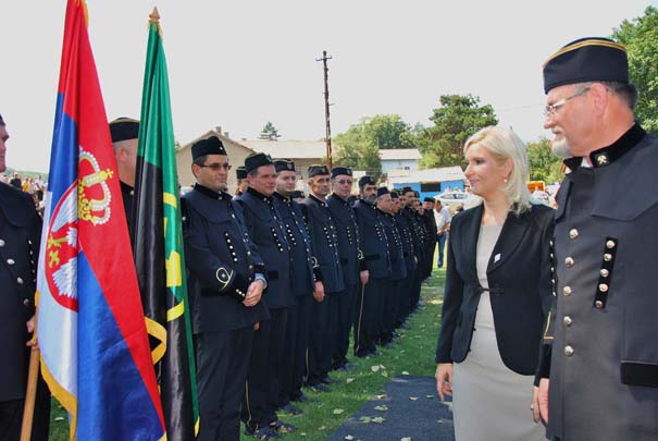 Ministarku pozdravila počasna četa