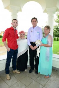 Kristina sa porodicom