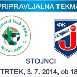 Krka plitka za Jagodinu: NK Krka - FK Jagodina 0:2 (0:2)